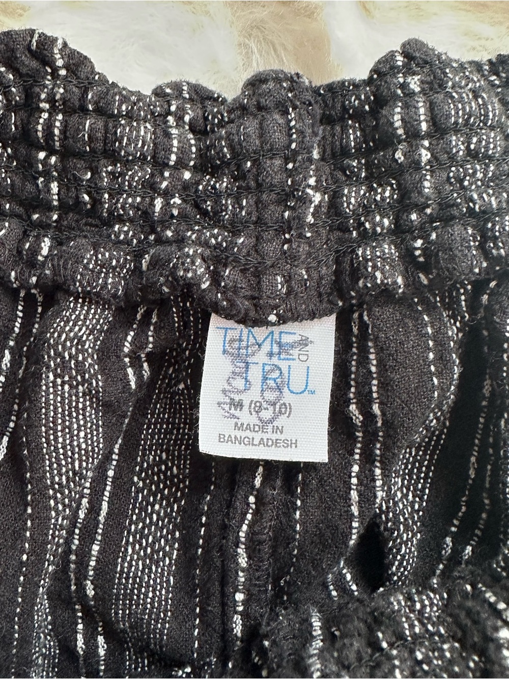 Dolls Goth Lounge Striped Print Essential Stylish Lounge Wear Shorts- Women’s - Picture 3 of 3